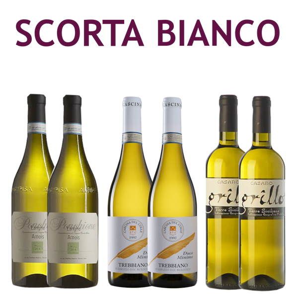 Scorta 6 bottiglie Vino Bianco